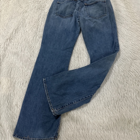 Gap women’s Y2K curvy bootcut ankle denim distressed jeans size 6 - Picture 5 of 8